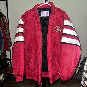 Vintage 90s Gameday Logo 7 San Francisco 49ers NFL Team Jacket Size XL
